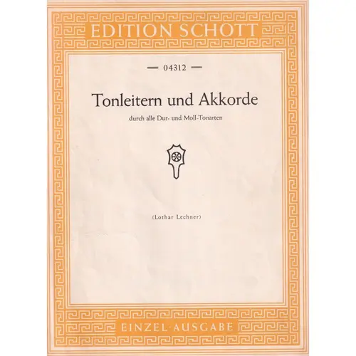 Tonleitern Und Akkorde (Escalas)  (Edição Antiga)