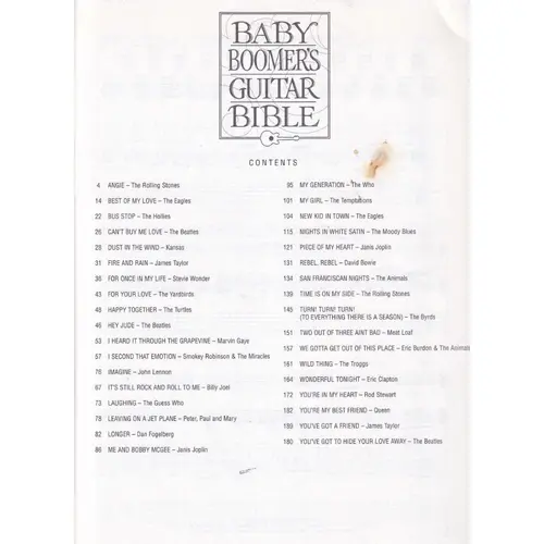 Baby Boomer´S Guitar Bible