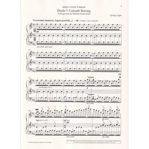 Études Pour Piano - Deuxième Livre