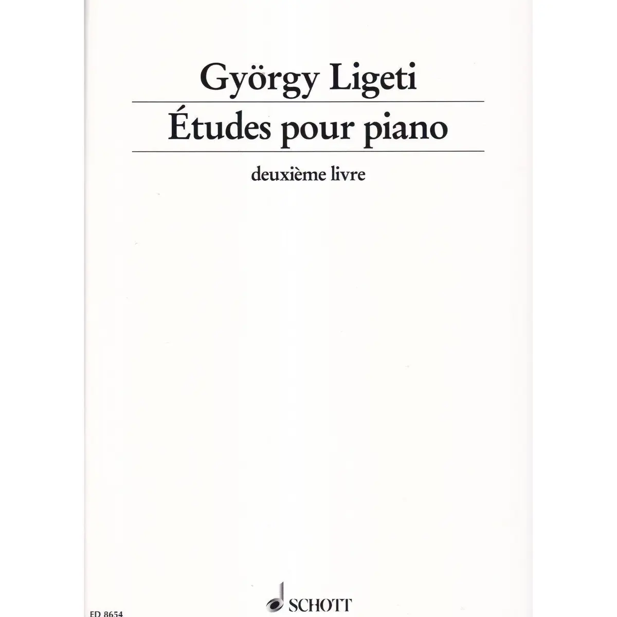 Études Pour Piano - Deuxième Livre