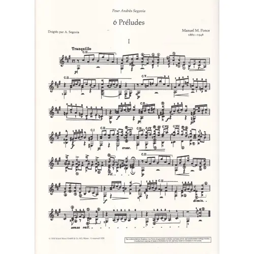 12 Preludes For Guitar
