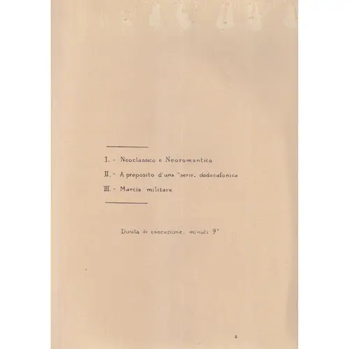 Piccola Sonata Per Violino  (Edição Antiga)