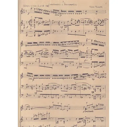 Piccola Sonata Per Violino  (Edição Antiga)