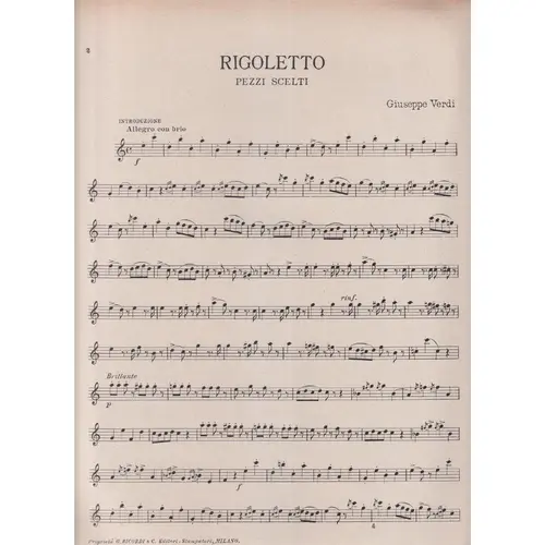 Rigoletto - Brani Scelti