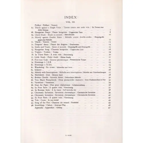 Mikrokosmos - Vol.3 (Brown)