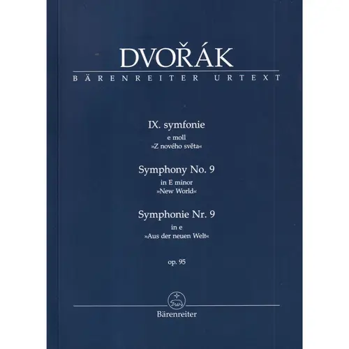 Symphony no. 9 in E minor op. 95 "New World" - study score