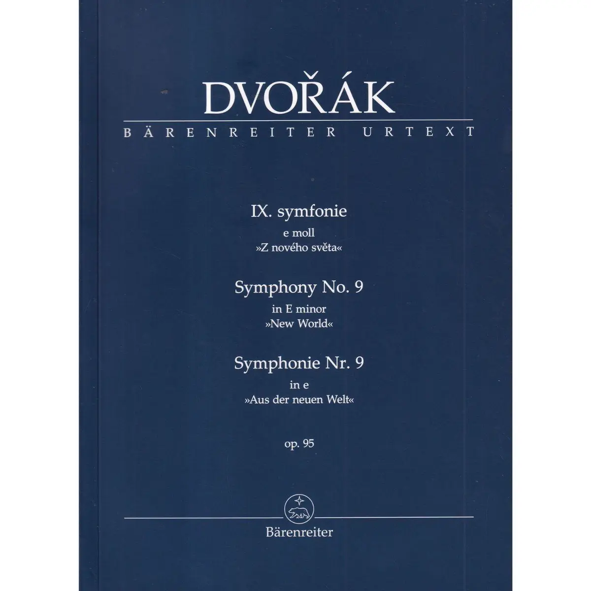 Symphony no. 9 in E minor op. 95 "New World" - study score