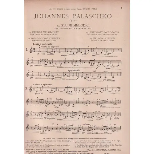 Ventiquattro Studii Mel.- Op.  82