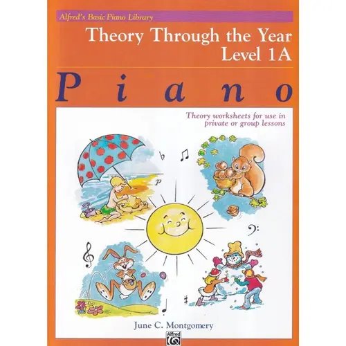 Alfred's Basic Piano Library: Theory Through the Year Book 1A