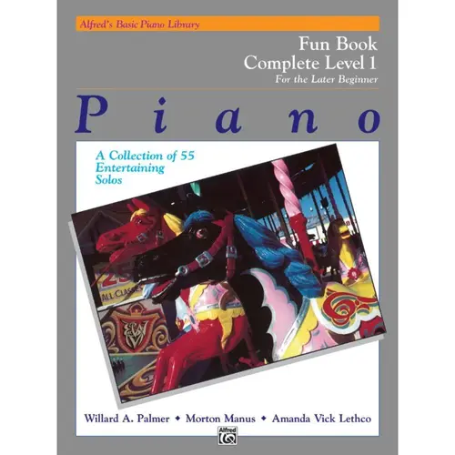 Alfred's Basic Piano Library: Fun Book Complete 1 (1A/1B): Piano Book