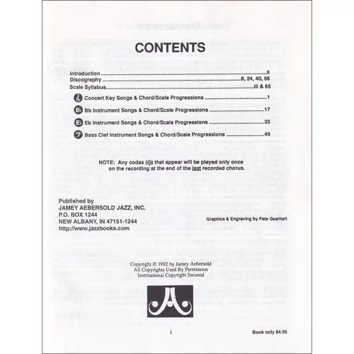 Ja055 - Yesterdays  - Jamey Aebersold Jazz
