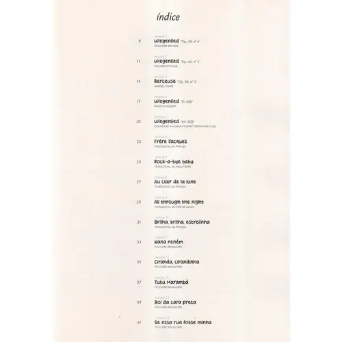 Canções de Ninar para Piano - Vol.1 - Versão facilitada