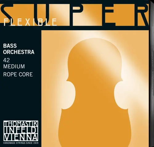 Encordoamento para contrabaixo acústico 4/4 Superflexible Orchestra 42 Thomastik