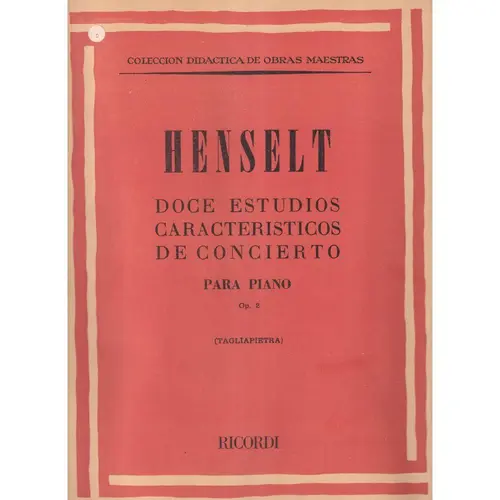 Dodici Studi Caratteristici De Conceerto -  Vol.2 (Doce estudios)