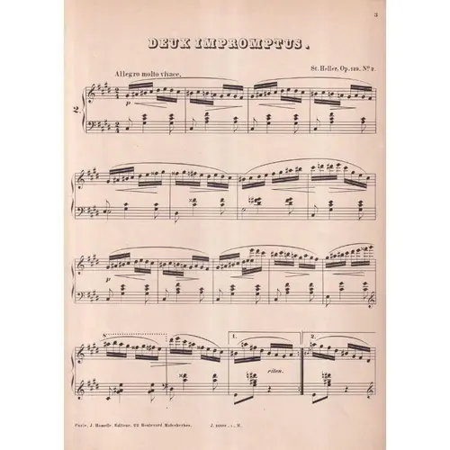Deux Impromptus - Op.129 N.2  (Edição Antiga)