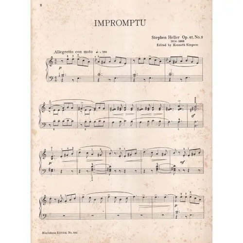 Impromptu - Op.47 N.3  (Edição Antiga)
