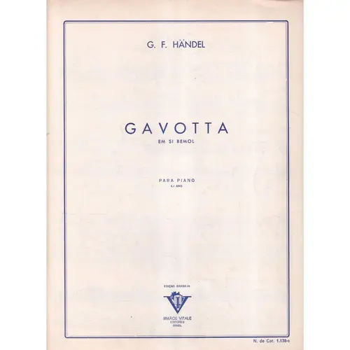 Gavotta Em Si Bemol
