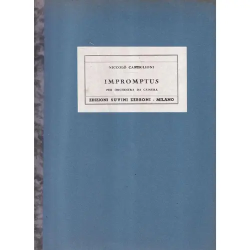 Imptomptus n.1-4 per orchestra da camera