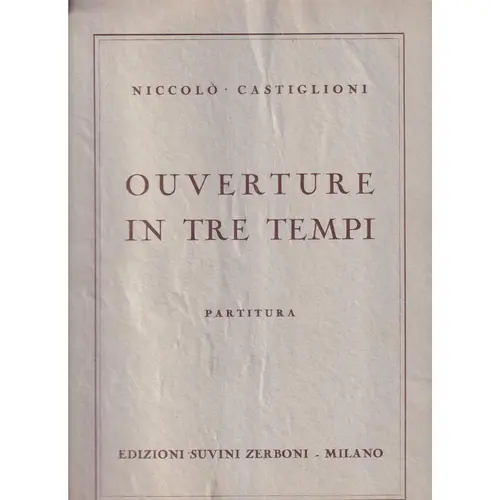 Ouverture in tre tempi para orquestra