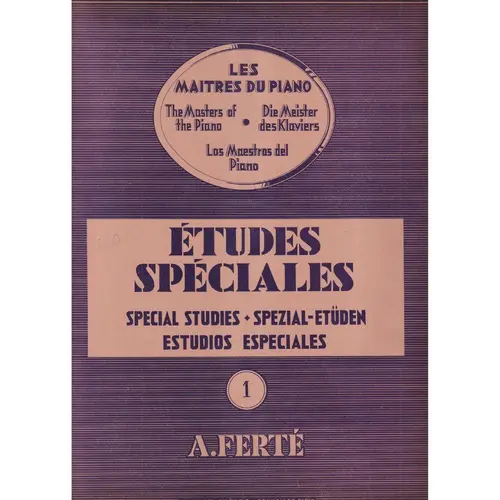 Etudes especiales - vol. 1 para piano