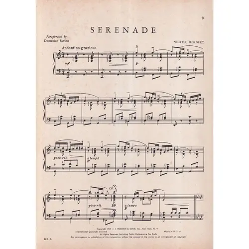 Serenade  (Edição Antiga)