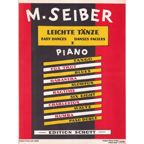 Leichte Tanze -para piano -  Vol.2