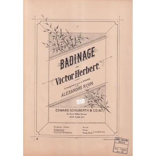 Badinage  (Edição Antiga)