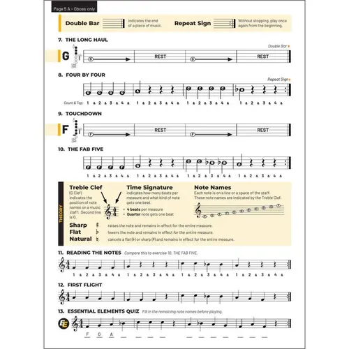 Essential Elements for Band – Oboe Book 1 with Online Resources