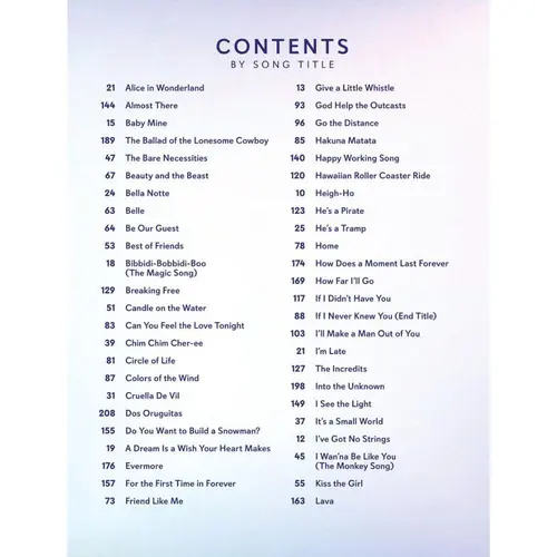 Disney 100 Songs - Celebrating the 100th Anniversary of Disney - Capa Dura