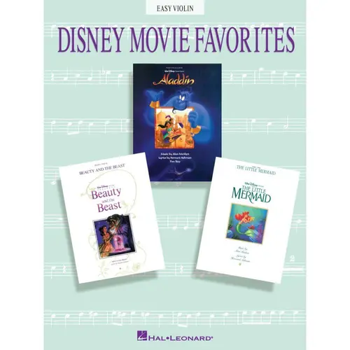 Disney Movie Favorites - Easy Violin Instrumental Solos
