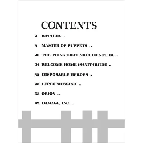 Metallica – Master of Puppets
