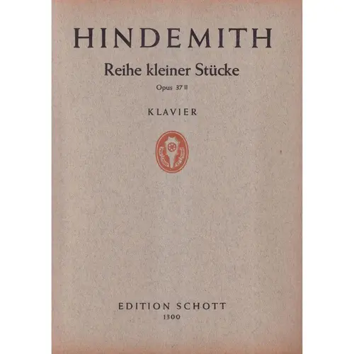 Reihe Kleiner Stucke - Op.37/Ii  (Edição Antiga)