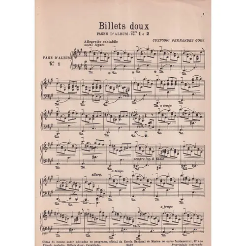 Billets Doux  (Edição Antiga)
