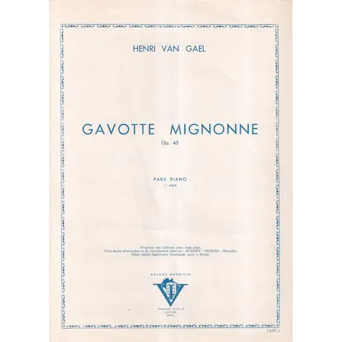 Gavotte Mignonne - Op.45