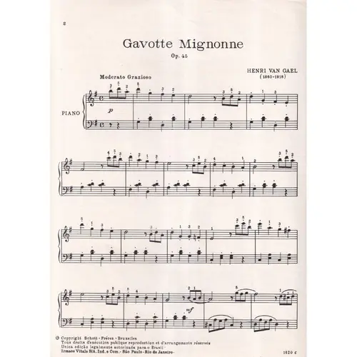 Gavotte Mignonne - Op.45