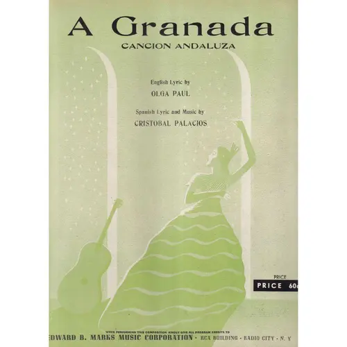 A Granada  - cancion andaluza  - canto e piano