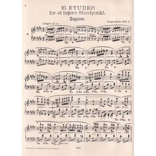 16 Etuder For Et Hojere Standpunkst - Vol.8  (Edição Antiga)