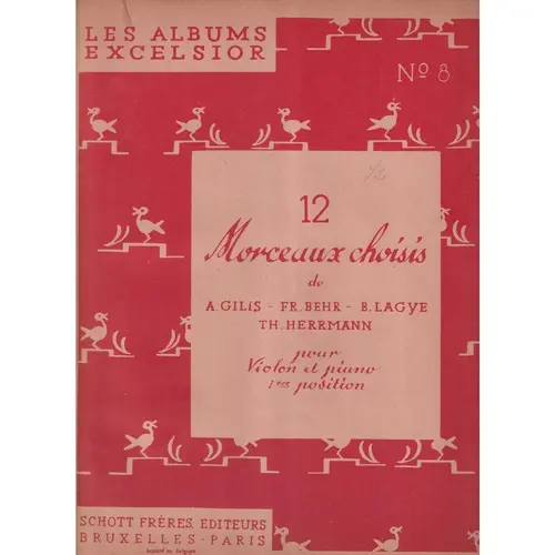 12 Morceaux Choisis pour violon et piano