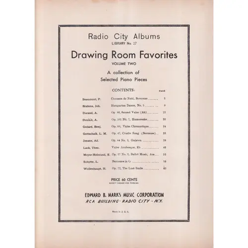 Radio City Album -  vol. 2 para piano