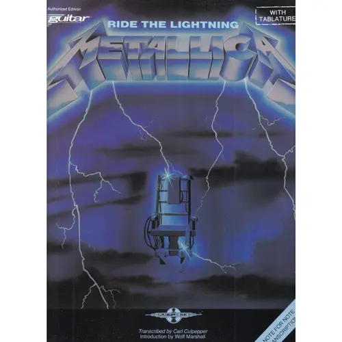 Ride the Lightning - Play it like it is (Authentic guitar edition)