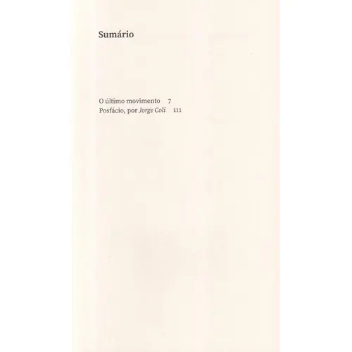 O último movimento