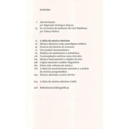A ideia da música absoluta