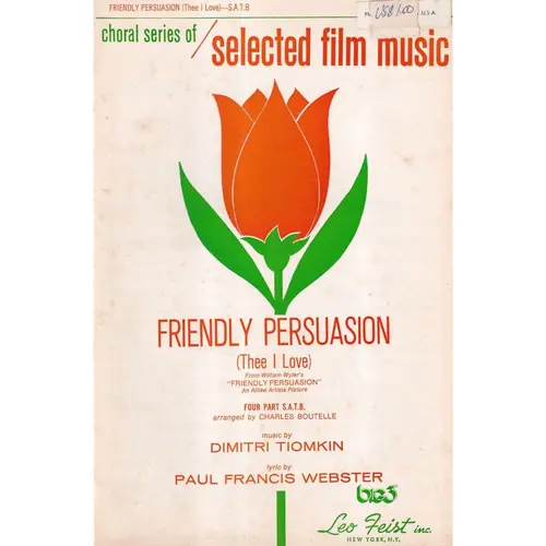 Friendly Persuasion (Thee I Love)