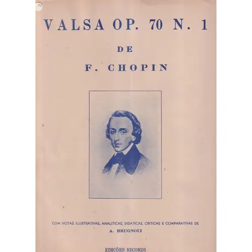 Valsa - Op. 70, N.1  para piano - Brugnoli  (Edição Antiga)