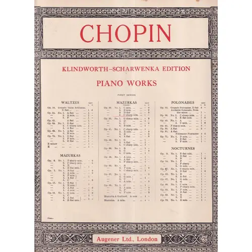 21me Mazurka op.30 n.4 C Sharp minor  para piano