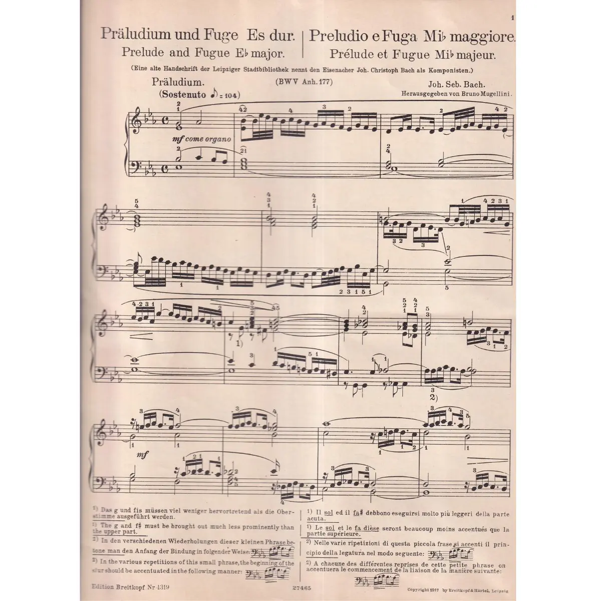 Praludien Und Fugen - Klavierwerke XIX