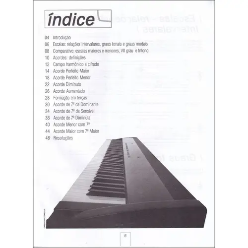 Método de Piano E Teclado - Acordes:Formação E Localização (revista)