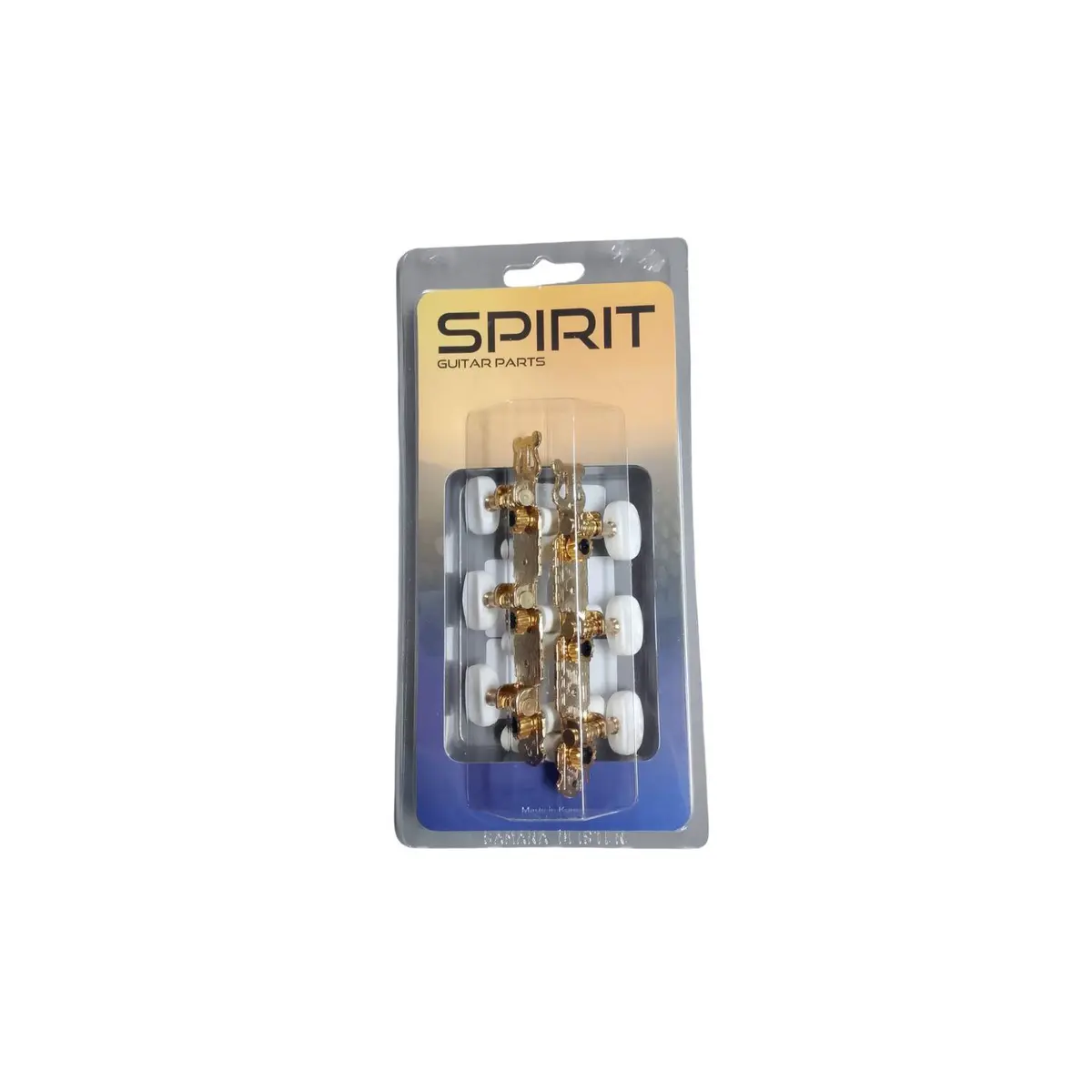 Tarraxa Para Violão Dourada/Branca Spirit J98-GD-R1L1