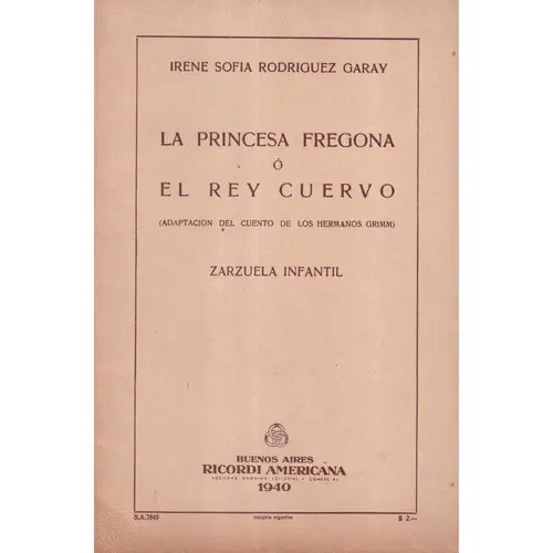 Princesa Fregona / Rey Cuervo  (Edição Antiga)