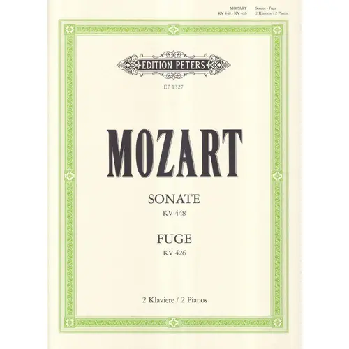 Sonate Und Fuge - Kv 448 / Kv 426